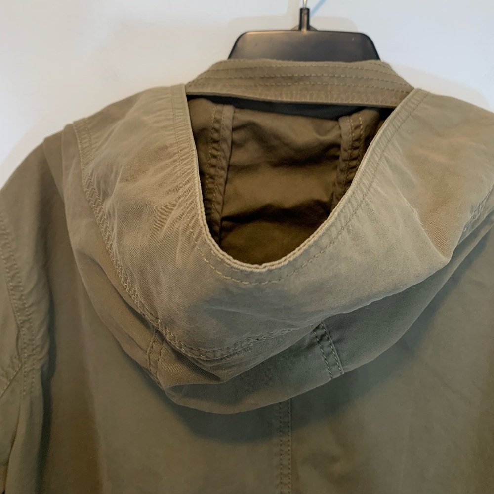 Banana Republic Oversized Military Parka Barn Jacket Women Large - Picture 8 of 12